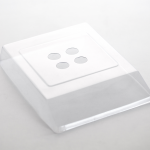 Arbeitsschutzhaube über Tastatur und Gehäuse für KERN 440 (Ø 81 mm)