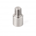 Adapter Stahl. M5 Gewindebohrung - M6 Außengewinde