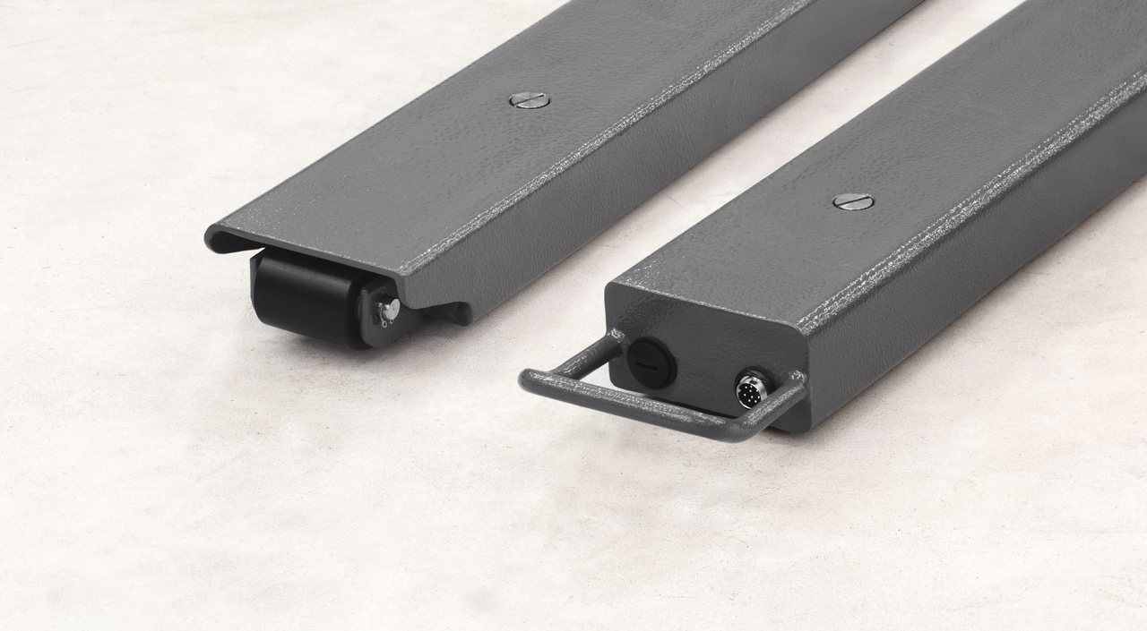 lackiert 2000x160x100 mm | Max 6000 kg | d=2 kg | Wägeplatte: Stahl