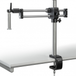 Stereomikroskop-Ständer (Universal) Kugelgelagerter Doppelarm | mit Klemme