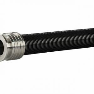 VACCUBRAND PTFE-Schlauch (antistatisch) mit Kleinflanschen