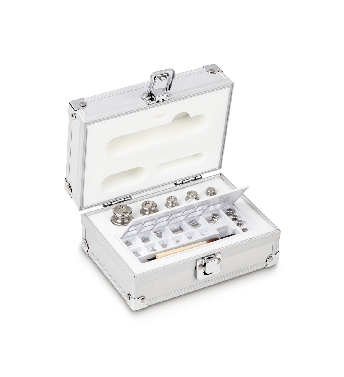 F2 1 mg - 100 g Gewichtsatz im Aluminiumetui