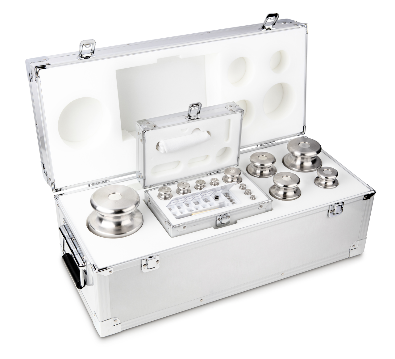 F2 1 mg - 10 kg Gewichtsatz im Aluminiumetui