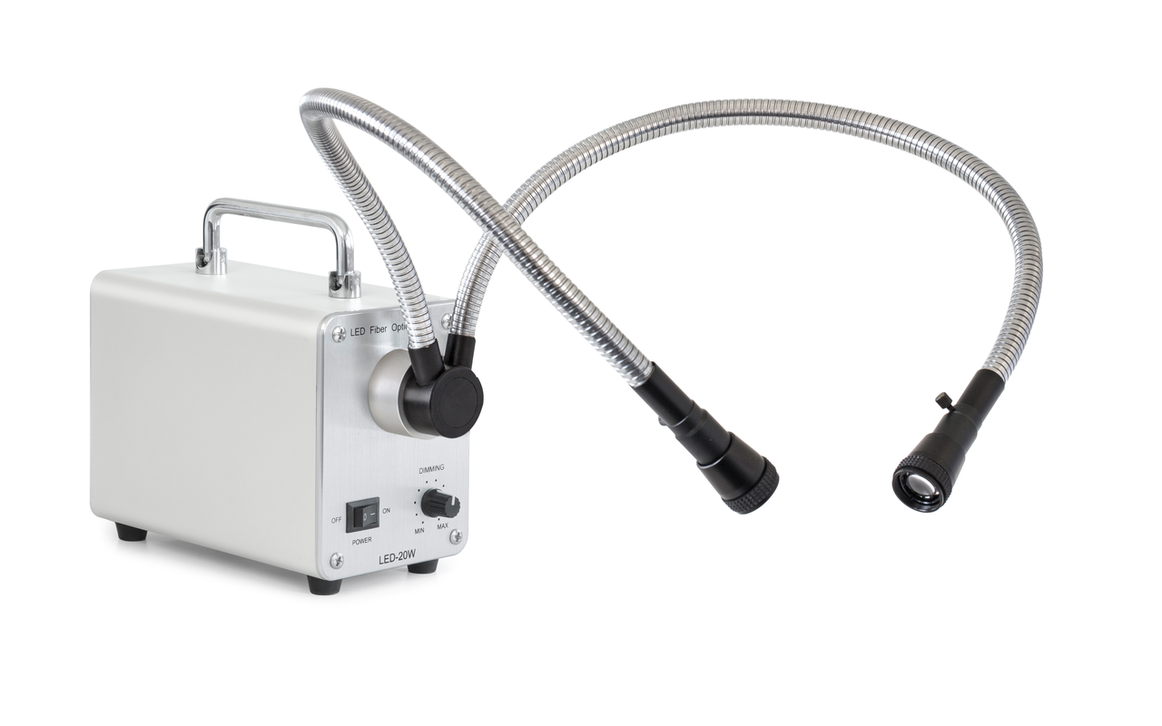 Doppel-Schwanenhals-Beleuchtung 20W LED | 6400K | 540mm