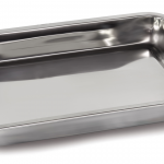 Taraschale aus Edelstahl BxTxH 370x240x20 mm