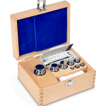KERN & Sohn Gewichtsatz 303-05 (OIML-Klasse E1, Nennwert 1 mg - 500 g, Knopf, Edelstahl poliert, im Holzetui)