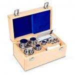 KERN & Sohn Gewichtsatz 304-07 (OIML-Klasse E1, Nennwert 1 g - 2 kg, Knopf, Edelstahl poliert, im Holzetui)