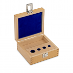KERN & Sohn Holz-Gewichtsetui 313-020-100 (für Nennwerte 1 mg - 50 g | für Klassen E1+E2 | für Bauform Knopf/Kompakt)