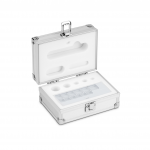 KERN & Sohn Aluminium-Gewichtsetui 313-030-600 (für Nennwerte 1 mg - 100 g | für Klassen E1 - M1 | für Bauform Knopf/Kompakt)