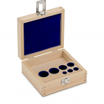 KERN & Sohn Holz-Gewichtsetui 313-040-100 (für Nennwerte 1 mg - 200 g | für Klassen E1+E2 | für Bauform Knopf/Kompakt)
