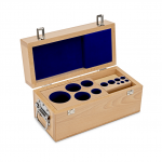 KERN & Sohn Holz-Gewichtsetui 313-080-100 (für Nennwerte 1 mg - 5 kg | für Klassen E1+E2+F1 | für Bauform Knopf/Kompakt)