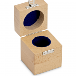 KERN & Sohn Holz-Gewichtsetui 317-090-100 (für Nennwerte 500 g | für Klassen E1+E2+F1 | für Bauform Knopf/Kompakt)