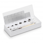 KERN & Sohn Gewichtsatz 318-22 (OIML-Klasse E2, Nennwert 1 mg - 500 mg, Plättchen, Edelstahl poliert, im Kunststoff-Etui)