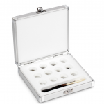 KERN & Sohn Gewichtsatz 318-226 (OIML-Klasse E2, Nennwert 1 mg - 500 mg, Plättchen, Edelstahl poliert, im Aluminiumetui)