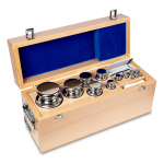 KERN & Sohn Gewichtsatz 325-092 (OIML-Klasse F1, Nennwert 1 mg - 10 kg, Eco-Form, Edelstahl poliert, im Holzetui)