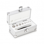 KERN & Sohn Gewichtsatz 334-026 (OIML-Klasse F2, Nennwert 1 g - 50 g, Knopf, Edelstahl feingedreht, im Aluminiumetui)