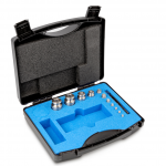 KERN & Sohn Gewichtsatz 344-044 (OIML-Klasse M1, Nennwert 1 g - 200 g, Knopf, Edelstahl feingedreht, im Kunststoff-Etui)