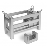 KERN & Sohn Gewichtskorb 346-055-009,  Mögliche Bestückung, Blockgewichte, OIML-Klasse M1: 9×50 kg