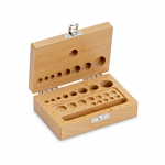 KERN & Sohn Holz-Gewichtsetui 353-420-200 (für Nennwerte 1 mg - 50 g | für Klassen F2 + M1 + M2 | für Bauform Knopf/Kompakt)