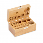 KERN & Sohn Holz-Gewichtsetui 353-450-200 (für Nennwerte 1 mg - 500 g | für Klassen F2 + M1 + M2 | für Bauform Knopf/Kompakt)