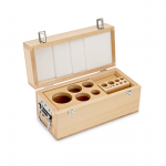 KERN & Sohn Holz-Gewichtsetui 353-480-200 (für Nennwerte 1 mg - 5 kg | für Klassen F2 + M1 + M2 | für Bauform Knopf/Kompakt)
