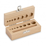 KERN & Sohn Holz-Gewichtsetui 354-420-200 (für Nennwerte 1 g - 50 g | für Klassen F2 + M1 + M2 + M3 | für Bauform Knopf/Kompakt)