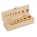 KERN & Sohn Holz-Gewichtsetui 354-430-200 (für Nennwerte 1 g - 100 g | für Klassen F2 + M1 + M2 + M3 | für Bauform Knopf/Kompakt)