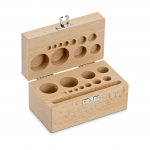 KERN & Sohn Holz-Gewichtsetui 354-440-200 (für Nennwerte 1 g - 200 g | für Klassen F2 + M1 + M2 + M3 | für Bauform Knopf/Kompakt)