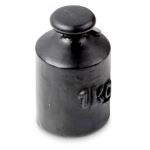 KERN & Sohn Prüfgewicht 366-94 (OIML-Klasse M3, Nennwert 1 kg, Knopf, Gusseisen lackiert)