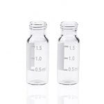 2 ml Clear Glass 12 x 32 mm Flat Base 9-425 Screw Thread Vial. 100 Stück/Packung, 30 Packungen/Karton