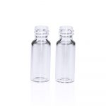 2 ml Clear Glass 12 x 32 mm Flat Base 9-425 Screw Thread Vial with Label. 100 Stück/Packung, 30 Packungen/Karton