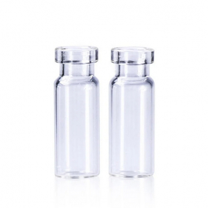 2 mL Clear Glass Flat Base 11mm Crimp Vial Wide Opening. 100 Stück/Packung, 50 Packungen/Karton
