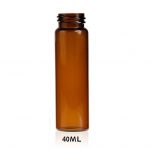 40 ml Amber Glass Sample Vial 27.5 x 95 mm 24-414 Screw Thread. 100 Stück/Packung, 10 Packungen/Karton
