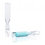 6 x 29 mm Insert Clear Glass Conical Base with Polyspring. 100 Stück/Packung, 15 Packungen/Karton