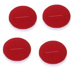9-425 Red PTFE / White Silicone Septa 1 mm Thick PRE-SLIT. 100 Stück/Packung, 30 Packungen/Karton