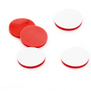 9-425 White PTFE / Red Silicone Septa 1 mm Thick. 100 Stück/Packung, 30 Packungen/Karton