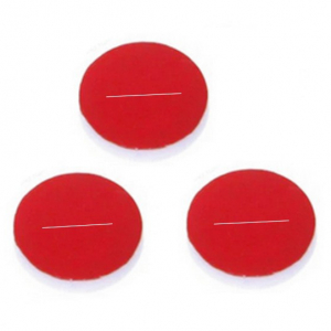 13-425 Red PTFE / White Silicone Septa 1 mm Thick Pre-slit. 100 Stück/Packung, 10 Packungen/Karton