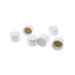 18-400 Natural PTFE / White Silicone Septa 1.5 mm thick. 100 Stück/Packung, 20 Packungen/Karton