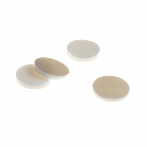 13-425 Natural PTFE / White Silicone Septa 1 mm thick. 100 Stück/Packung, 25 Packungen/Karton
