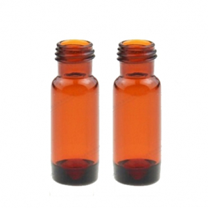 1.5 ml High Recovery Vial Amber Glass 12 x 32 mm Flat Base 9-425 Screw Thread. 100 Stück/Packung, 5 Packungen/Karton
