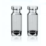 1.5 ml Crimp High Recovery Vial Clear Glass Flat Base Wide Opening. 100 Stück/Packung, 5 Packungen/Karton