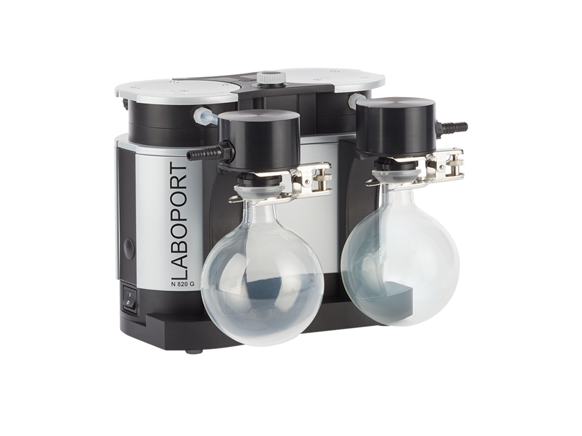 Chemiefestes Vakuumpumpsystem bestehend aus chemiefester Membran-Vakuumpumpe