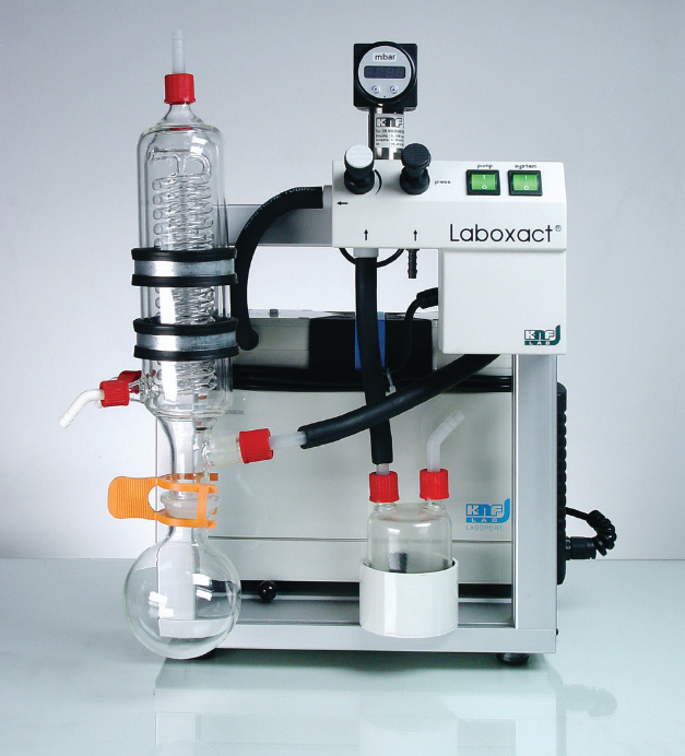 hemiefestes Vakuumpumpsystem bestehend aus chemiefester Membran-Vakuumpumpe