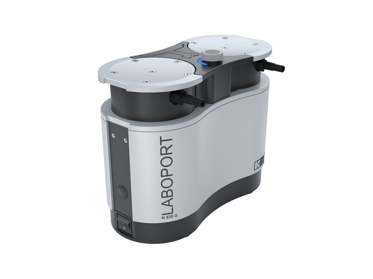 Chemiefeste Membran-Förderpumpe für Flüssigkeiten. Der Einsatz von chemiefesten Werkstoffen wie z.B. PTFE