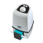 Chemiefeste Membran-Förderpumpe für Flüssigkeiten. Der Einsatz von chemiefesten Werkstoffen wie z.B. PTFE