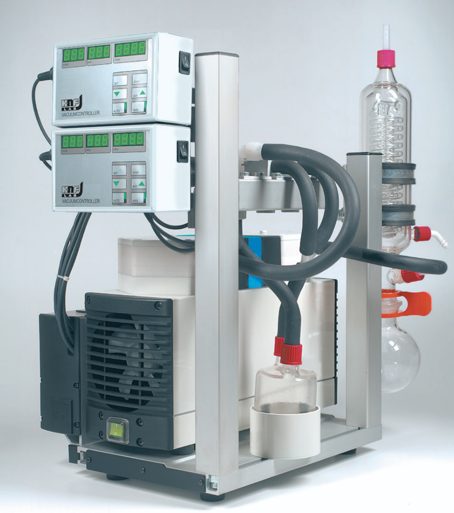 Chemiefestes Vakuumpumpsystem bestehend aus chemiefester Membran-Vakuumpumpe