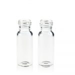 ml Fläschchen aus Klarglas, 12 x 32 mm, flacher Boden, 9-425-Schraubgewinde. 100 Stück/Packung, 30,00 Packungen/Karton