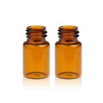 7-ml-Probenfläschchen aus Braunglas, 22 x 40 mm, 18-400-Schraubgewinde. 100 Stück/Packung, 20,00 Packungen/Karton