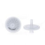 25 mm hydrophiler PVDF-Spritzenfilter 0,45 µm mit Aufdruck. 100 Stück/Packung, 5,00 Packungen/Karton