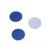 22 mm blaue PTFE-/weiße Silikonsepten mit einer Dicke von 3,0 mm (Ultra Clean). 100 Stück/Packung, 5,00 Packungen/Karton